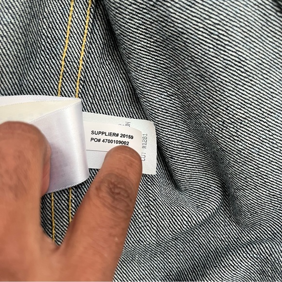 RRL Double RL Ralph Lauren dark indigo wash denim Jean trucker jacket Large USA - Picture 7 of 16